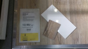 GOLV gekalkt von Ikea mit unseren Mustern